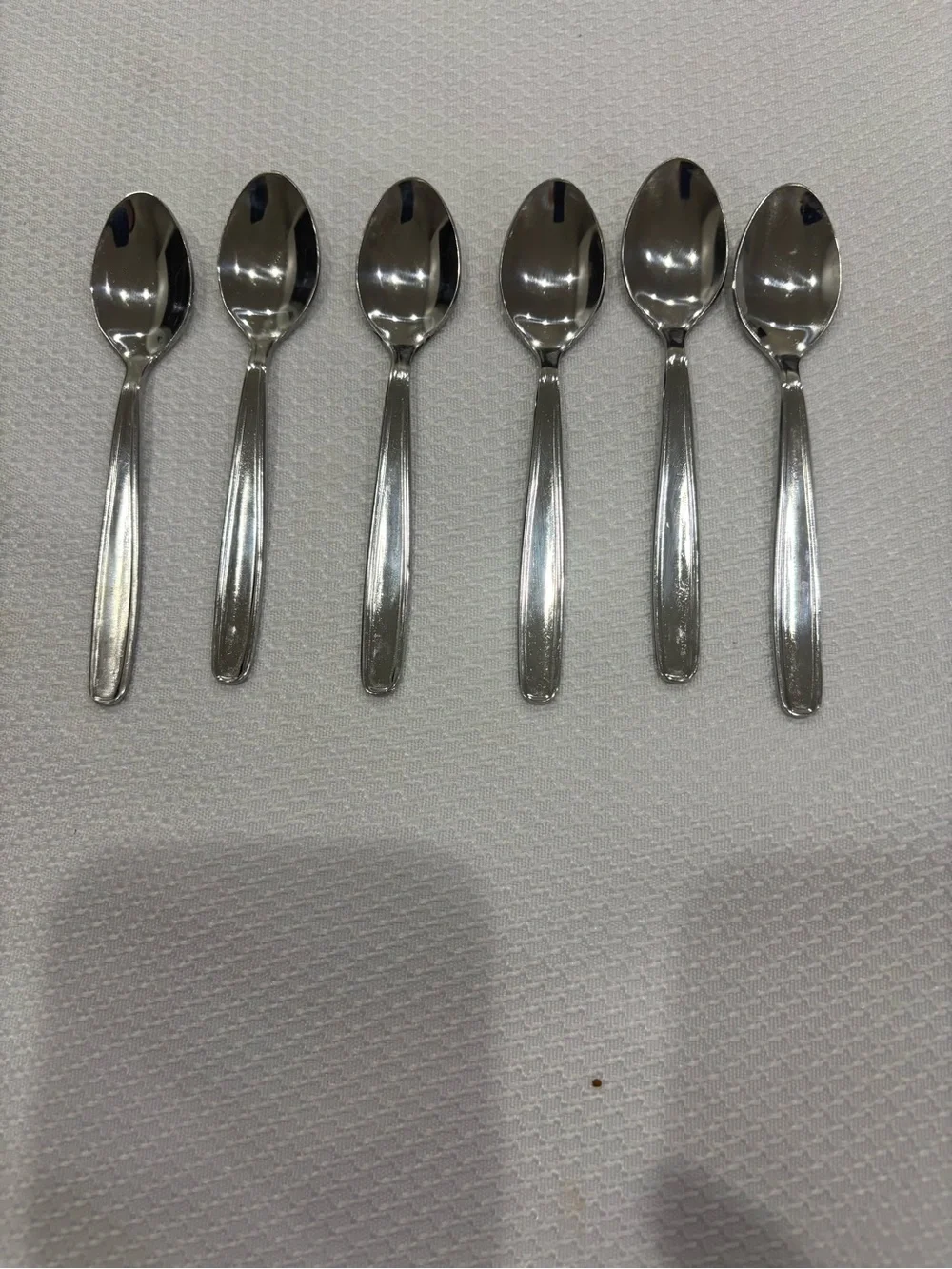 Vintage Alize 18/10 Stainless Steel Demitasse Spoons Set 6 Mini Espresso Coffee